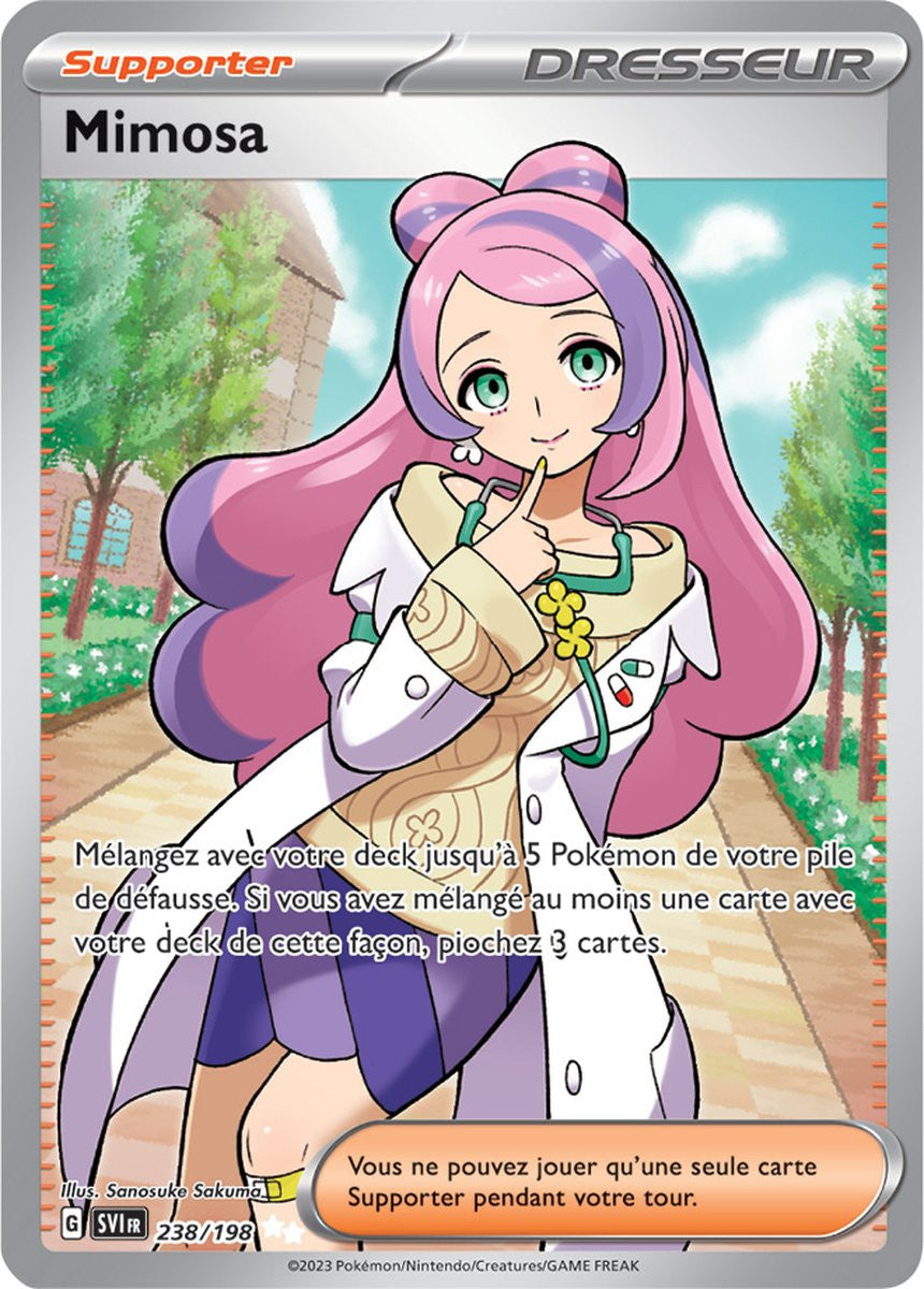 Mimosa – 238/198 – Carte Pokémon Écarlate et Violet EV01