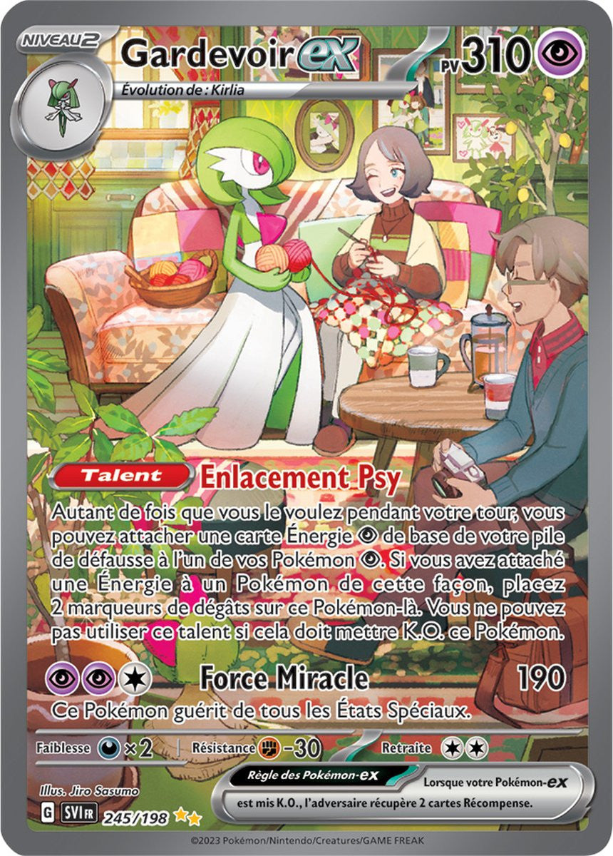 Gardevoir ex – 245/198 – Carte Pokémon Écarlate et Violet EV01