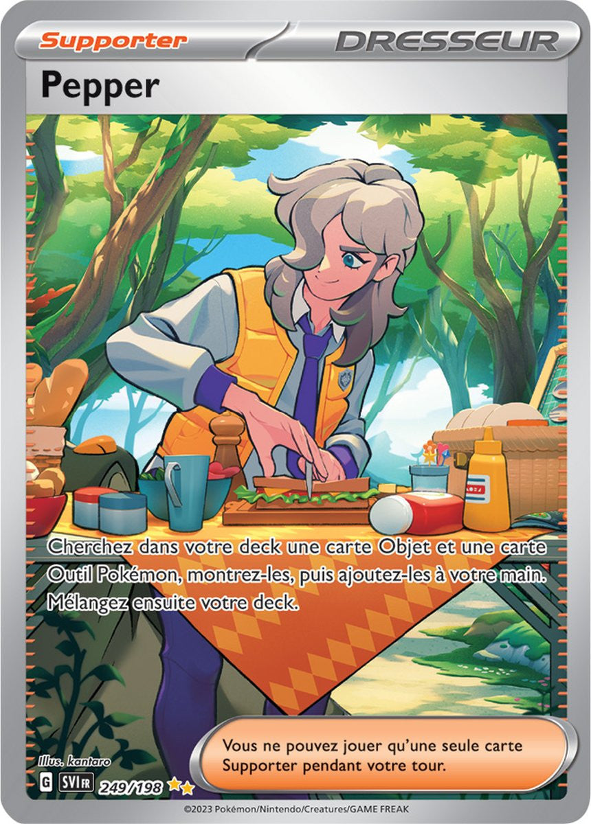 Pepper – 249/198 – Carte Pokémon Écarlate et Violet EV01