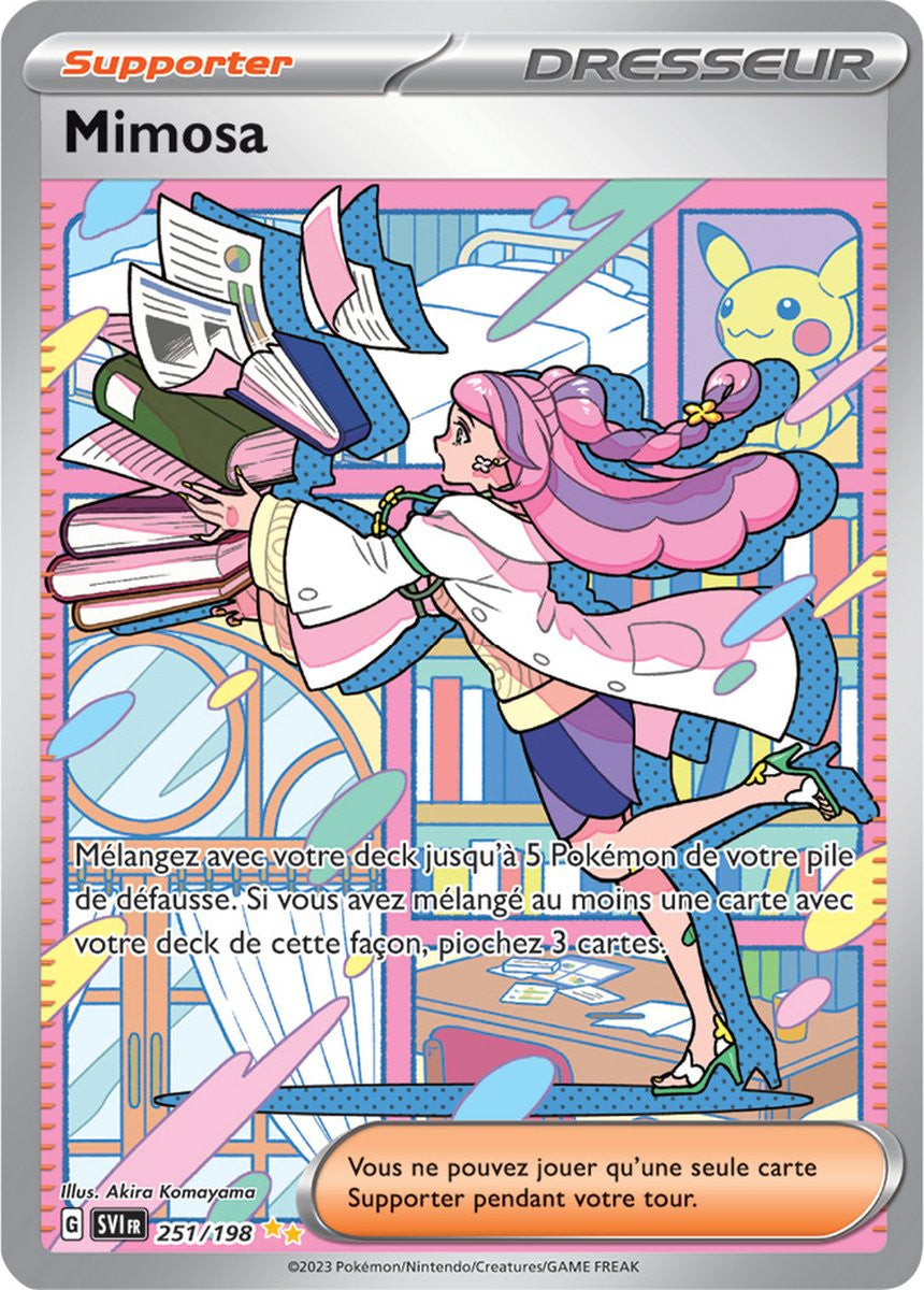 Mimosa – 251/198 – Carte Pokémon Écarlate et Violet EV01