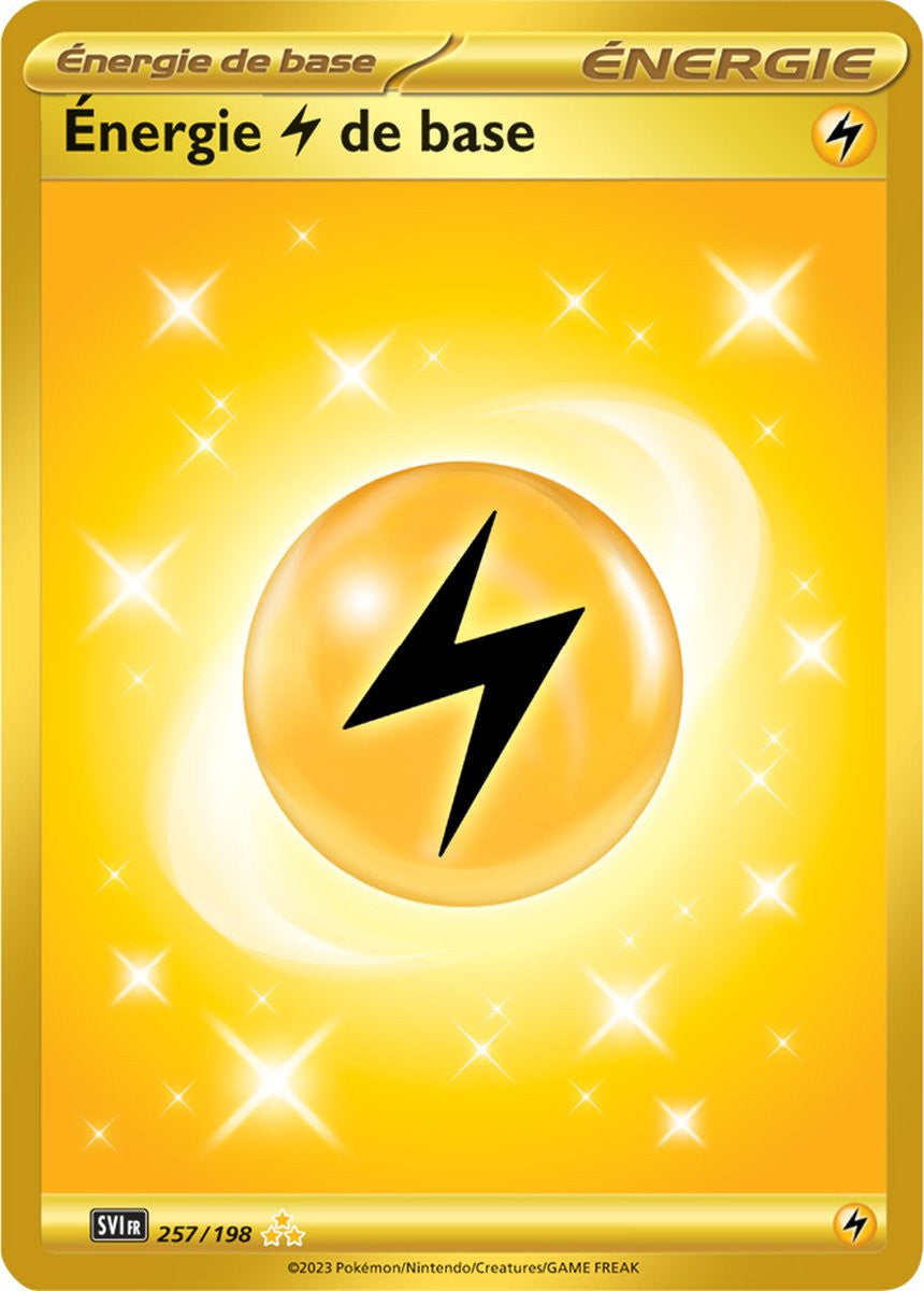 Énergie Électrique – 257/198 – Carte Pokémon Écarlate et Violet EV01