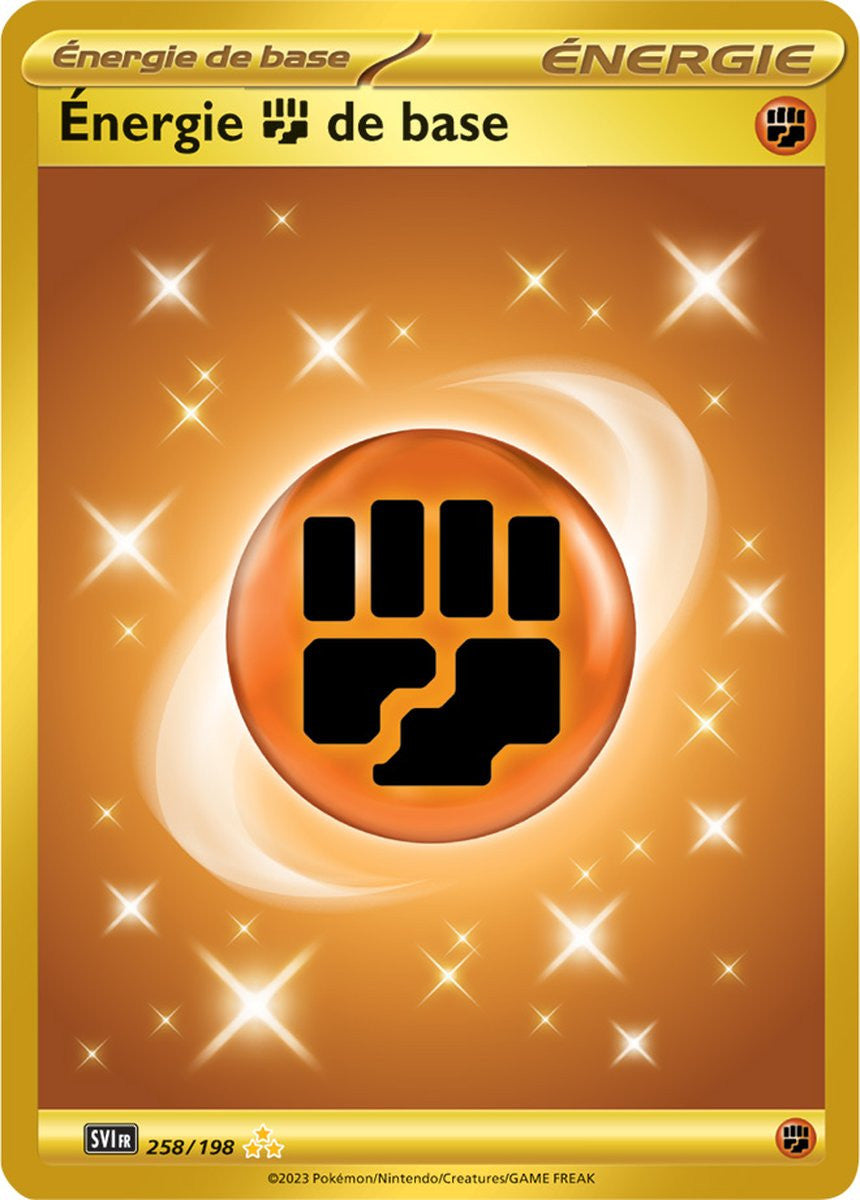 Énergie Combat – 258/198 – Carte Pokémon Écarlate et Violet EV01