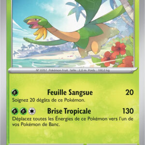 Tropius - 007/193 - Carte Pokémon Évolutions à Paldea EV02 (Reverse)
