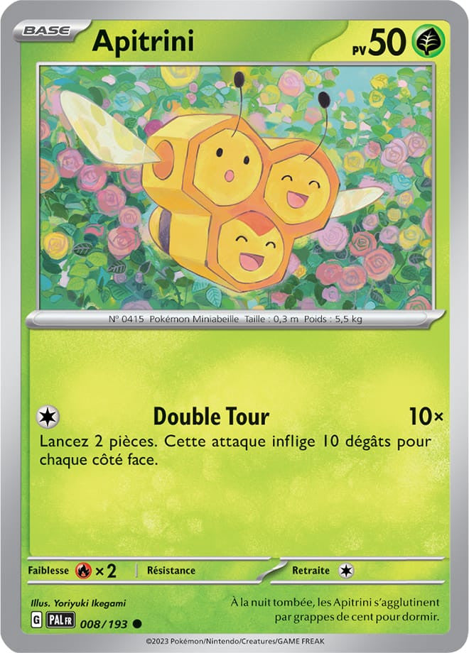 Apitrini – 008/193 – Carte Pokémon Évolutions à Paldea EV02 (Normale)