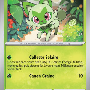 Poussacha - 012/193 - Carte Pokémon Évolutions à Paldea EV02 (Reverse)