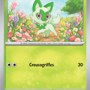 Poussacha - 013/193 - Carte Pokémon Évolutions à Paldea EV02 (Normale)