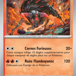 Tauros de Paldea - 028/193 - Carte Pokémon Évolutions à Paldea EV02 (Reverse)