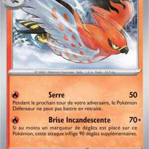 Flambusard - 030/193 - Carte Pokémon Évolutions à Paldea EV02 (Normale)
