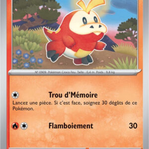 Chochodile - 035/193 - Carte Pokémon Évolutions à Paldea EV02 (Reverse)