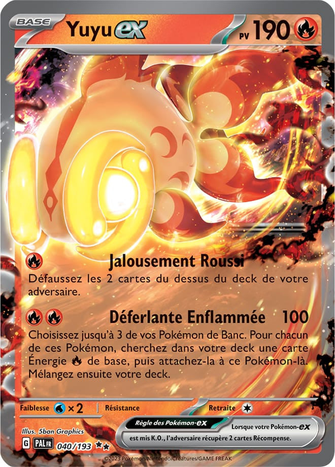 Yuyu EX – 040/193 – Carte Pokémon Évolutions à Paldea EV02