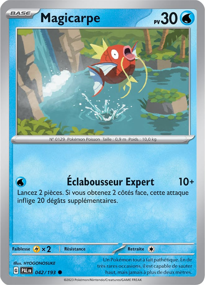 Magicarpe – 042/193 – Carte Pokémon Évolutions à Paldea EV02 (Normale)