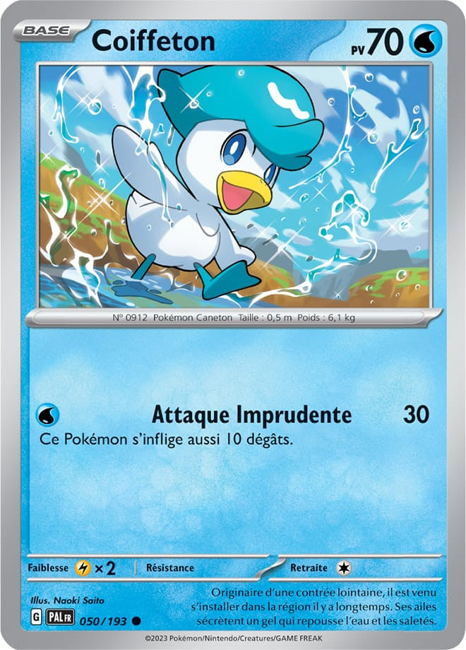 Coiffeton – 050/193 – Carte Pokémon Évolutions à Paldea EV02 (Reverse)