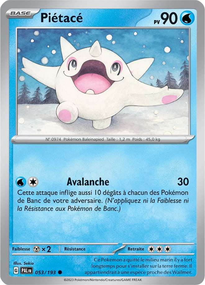 Piétacé – 053/193 – Carte Pokémon Évolutions à Paldea EV02 (Normale)