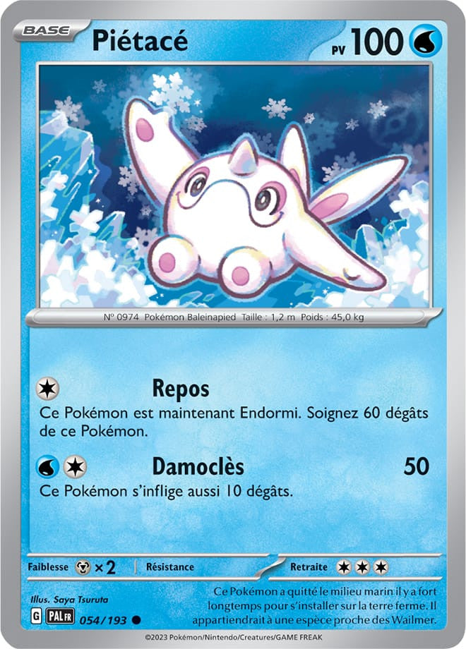 Piétacé – 054/193 – Carte Pokémon Évolutions à Paldea EV02 (Reverse)