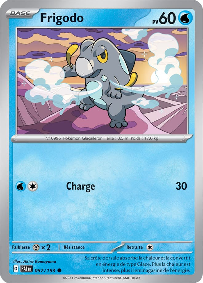 Frigodo – 057/193 – Carte Pokémon Évolutions à Paldea EV02 (Normale)