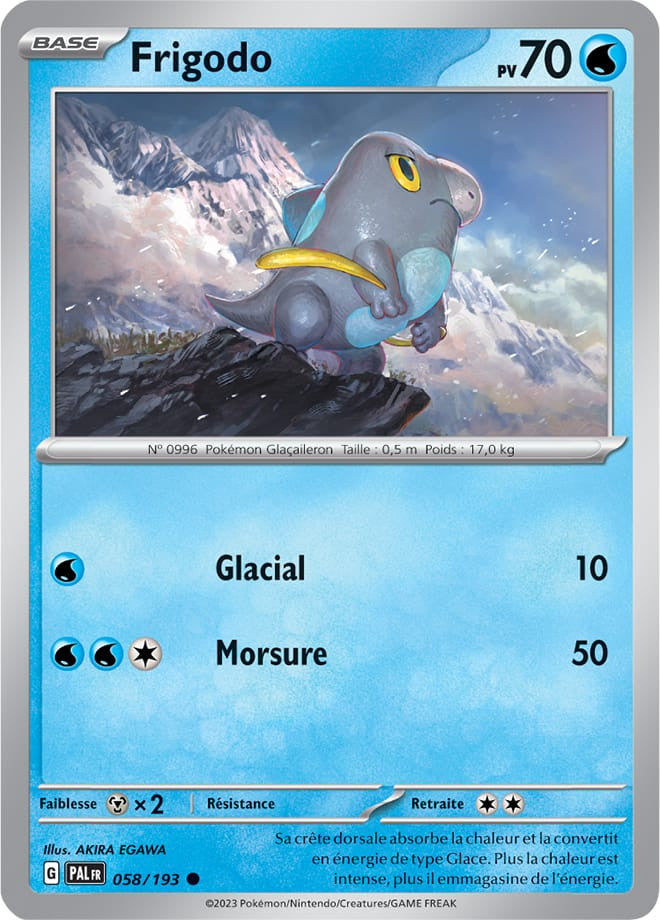 Frigodo – 058/193 – Carte Pokémon Évolutions à Paldea EV02 (Normale)