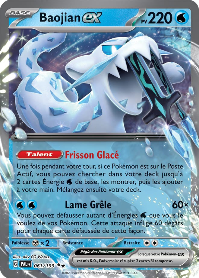 Baojian EX – 061/193 – Carte Pokémon Évolutions à Paldea EV02