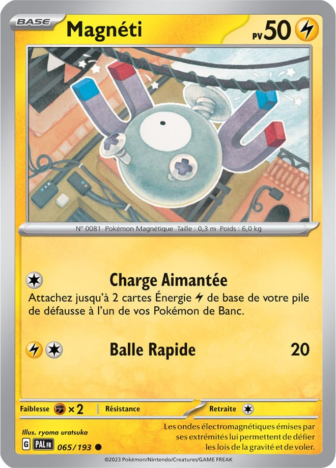 Magnéti – 065/193 – Carte Pokémon Évolutions à Paldea EV02 (Reverse)
