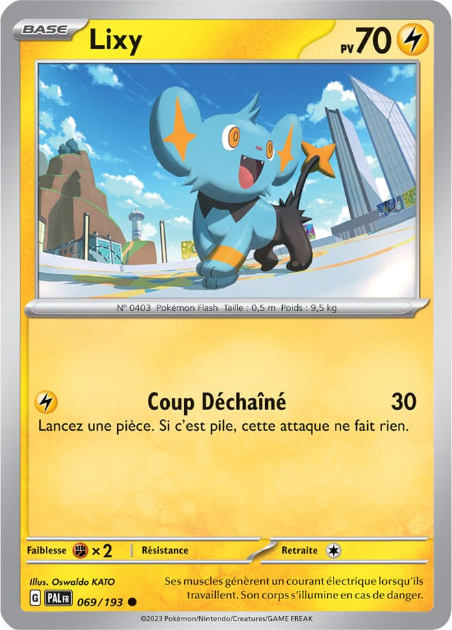 Lixy – 069/193 – Carte Pokémon Évolutions à Paldea EV02 (Reverse)