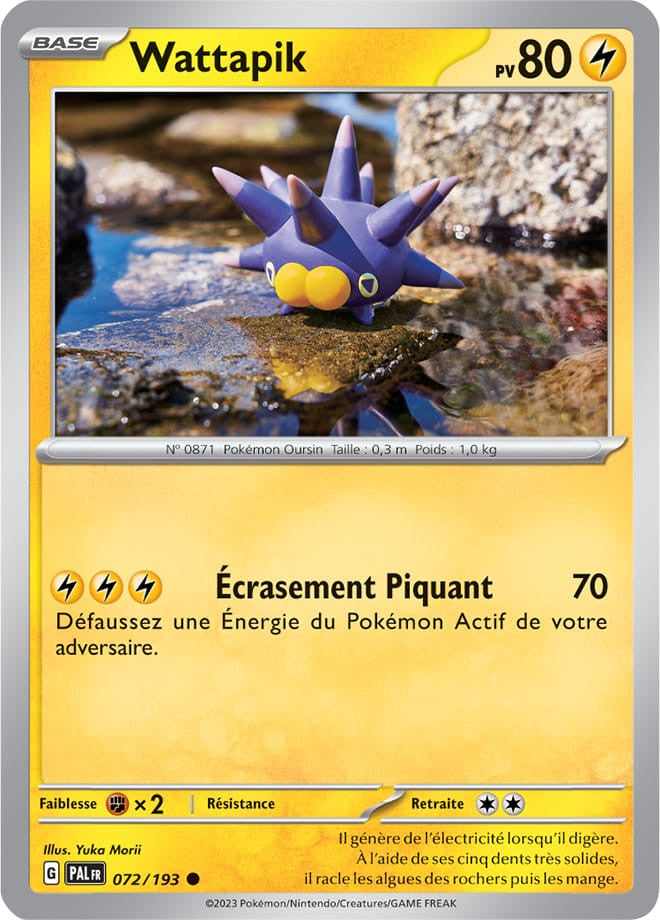 Wattapik – 072/193 – Carte Pokémon Évolutions à Paldea EV02 (Normale)