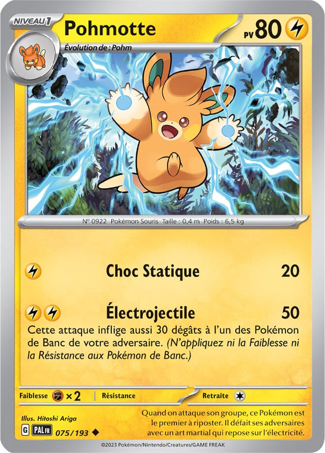 Pohmotte – 075/193 – Carte Pokémon Évolutions à Paldea EV02 (Normale)