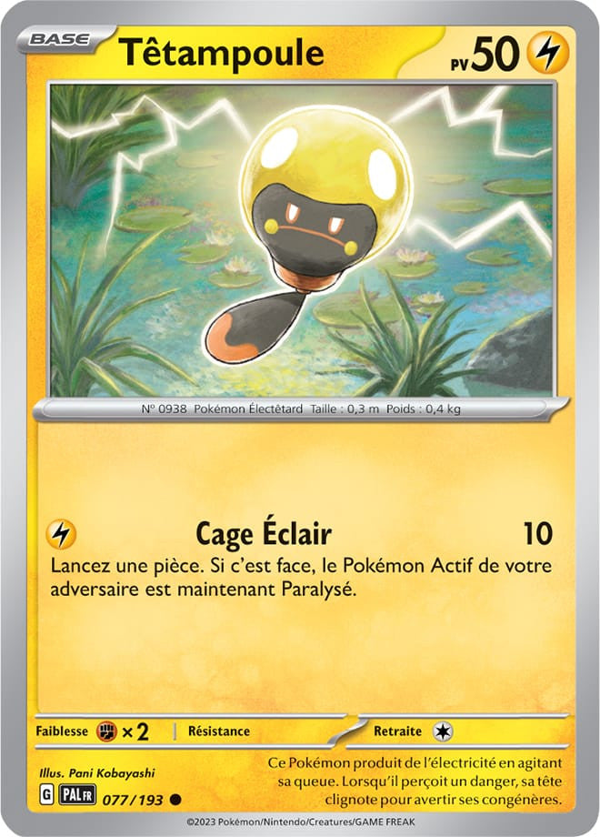 Têtampoule – 077/193 – Carte Pokémon Évolutions à Paldea EV02 (Normale)