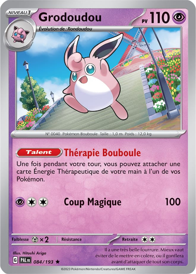 Grodoudou – 084/193 – Carte Pokémon Évolutions à Paldea EV02 (Normale)