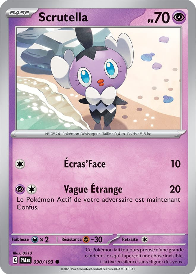 Scrutella – 090/193 – Carte Pokémon Évolutions à Paldea EV02 (Normale)