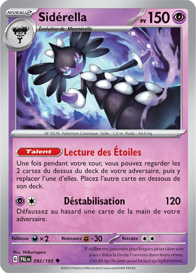 Sidérella – 092/193 – Carte Pokémon Évolutions à Paldea EV02 (Normale)