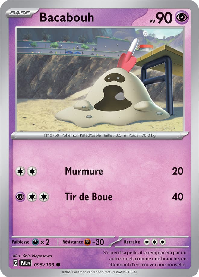 Bacabouh – 095/193 – Carte Pokémon Évolutions à Paldea EV02 (Reverse)
