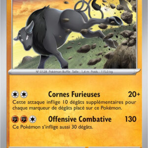 Tauros de Paldea - 108/193 - Carte Pokémon Évolutions à Paldea EV02 (Reverse)