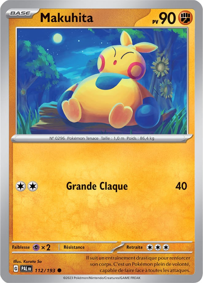 Makuhita – 112/193 – Carte Pokémon Évolutions à Paldea EV02 (Reverse)