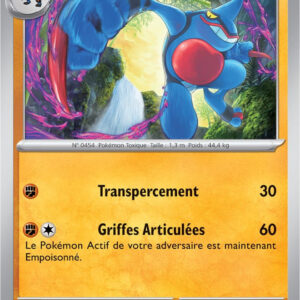 Coatox - 115/193 - Carte Pokémon Évolutions à Paldea EV02 (Reverse)