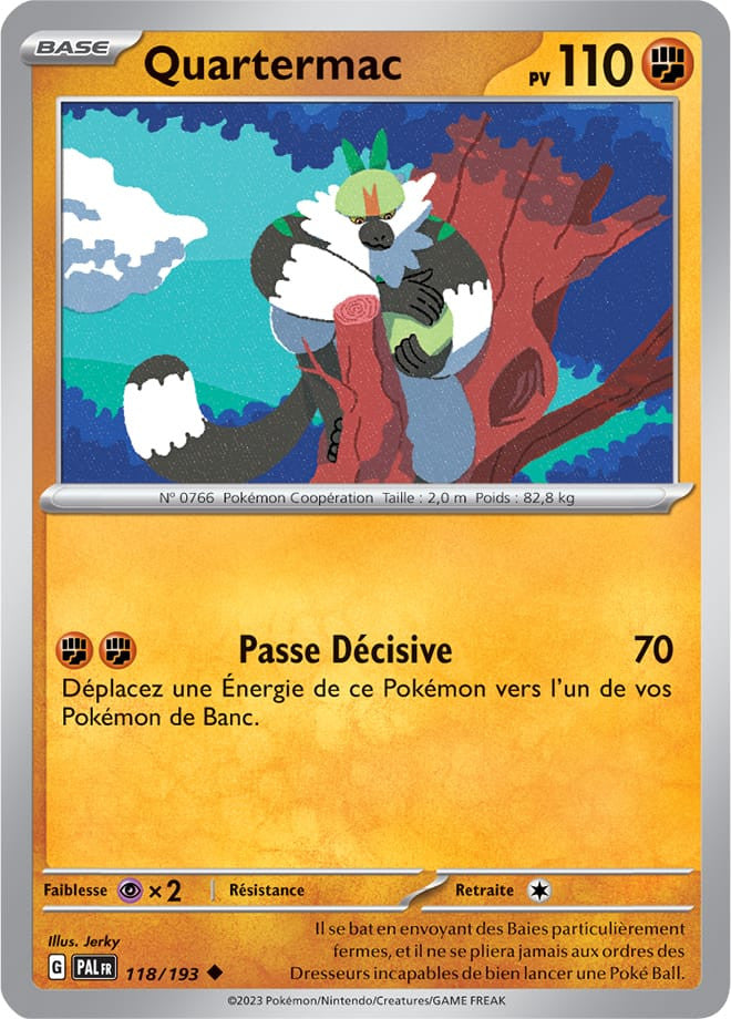 Quartermac – 118/193 – Carte Pokémon Évolutions à Paldea EV02 (Reverse)