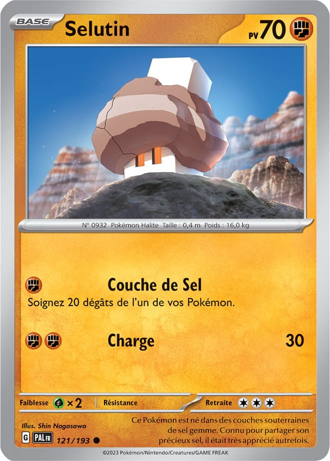 Selutin – 121/193 – Carte Pokémon Évolutions à Paldea EV02 (Reverse)