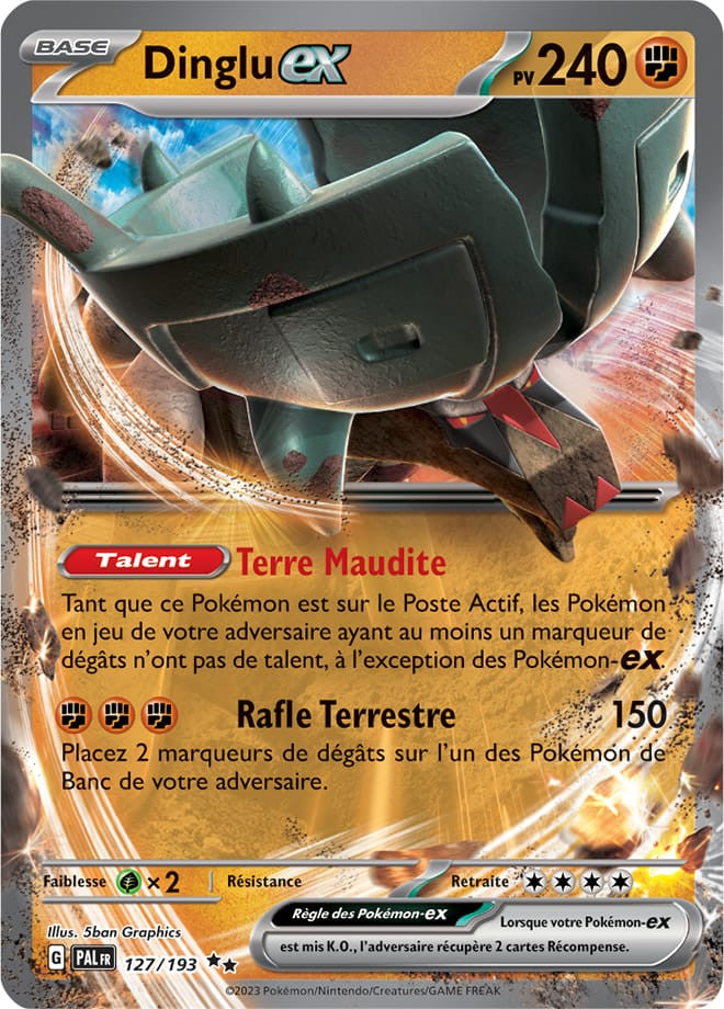 Dinglu EX – 127/193 – Carte Pokémon Évolutions à Paldea EV02