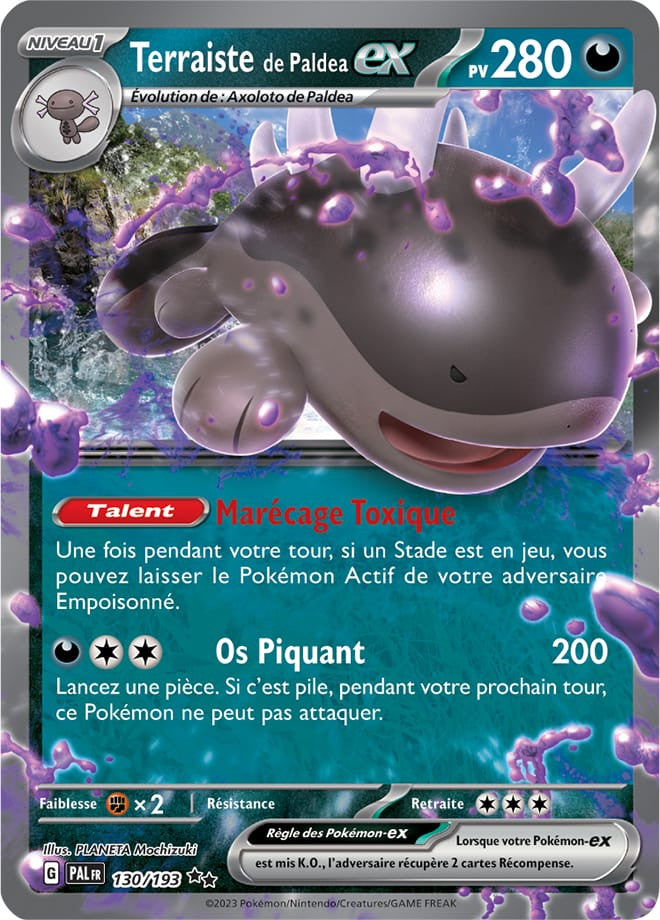 Terraiste de Paldea EX – 130/193 – Carte Pokémon Évolutions à Paldea EV02