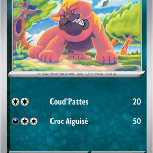 Grondogue - 142/193 - Carte Pokémon Évolutions à Paldea EV02 (Normale)