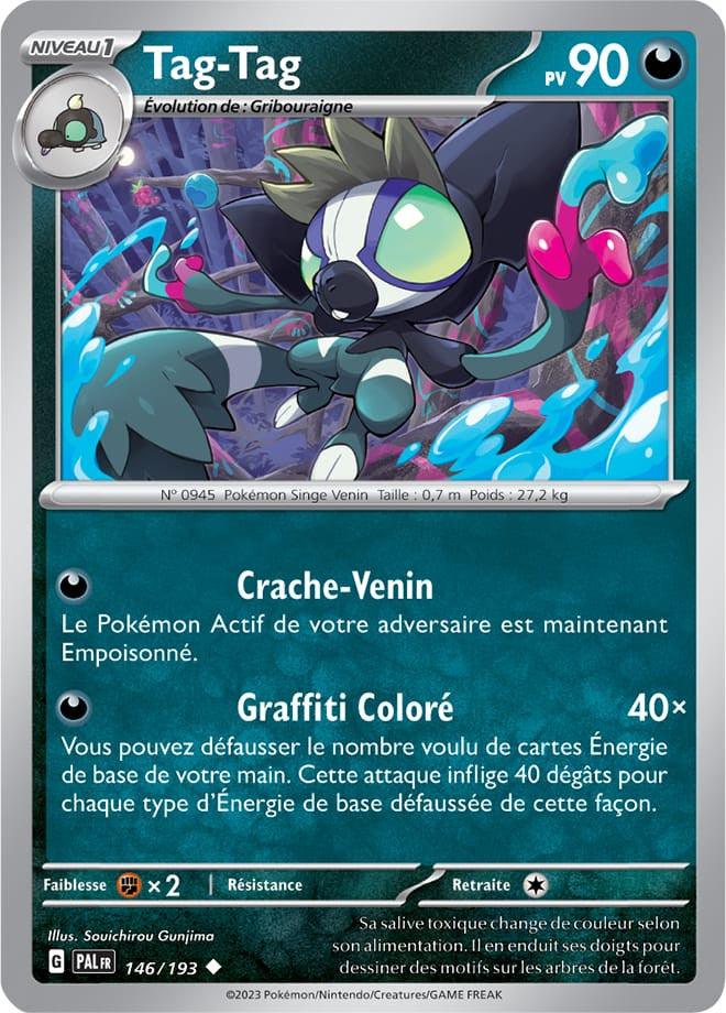 Tag-Tag – 146/193 – Carte Pokémon Évolutions à Paldea EV02 (Normale)
