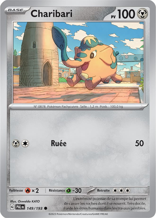 Charibari – 149/193 – Carte Pokémon Évolutions à Paldea EV02 (Reverse)