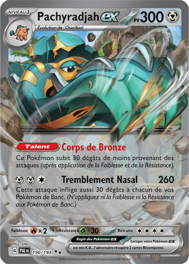 Pachyradjah EX – 150/193 – Carte Pokémon Évolutions à Paldea EV02
