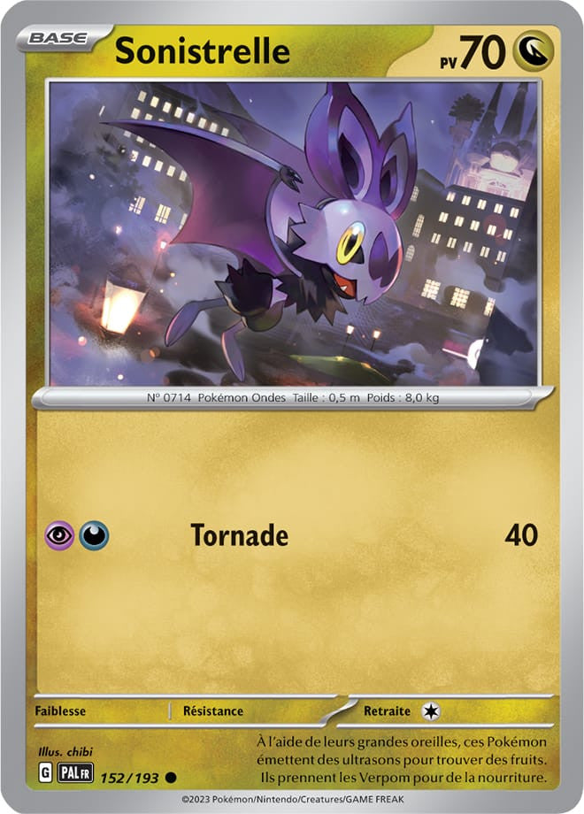 Sonistrelle – 152/193 – Carte Pokémon Évolutions à Paldea EV02 (Normale)