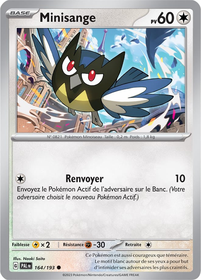 Minisange – 164/193 – Carte Pokémon Évolutions à Paldea EV02 (Reverse)