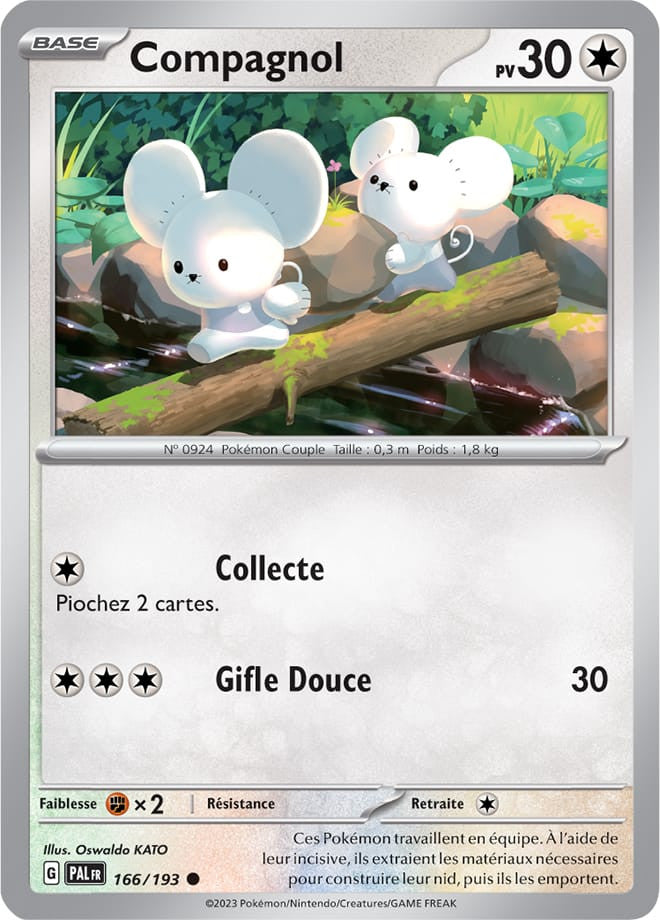 Compagnol – 166/193 – Carte Pokémon Évolutions à Paldea EV02 (Normale)