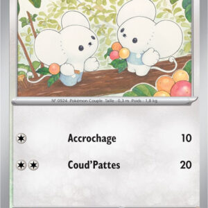 Compagnol - 167/193 - Carte Pokémon Évolutions à Paldea EV02 (Reverse)