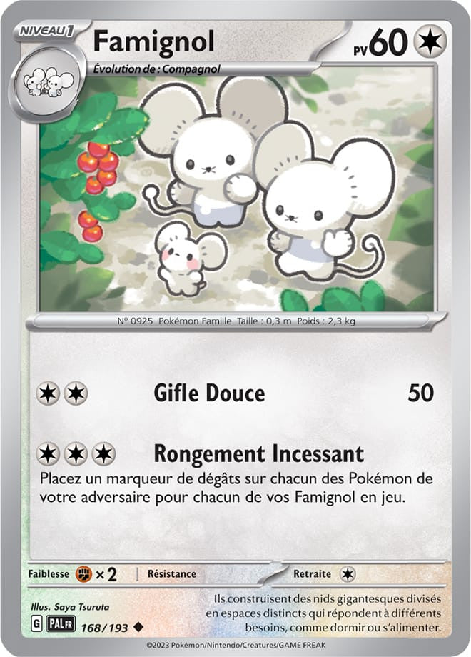 Famignol – 168/193 – Carte Pokémon Évolutions à Paldea EV02 (Normale)