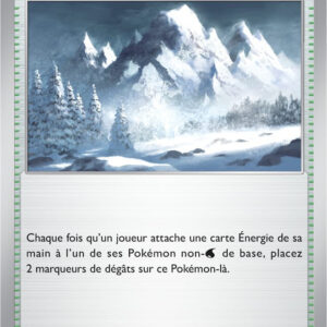 Montagne Enneigée de Désastre - 174/193 - Carte Pokémon Évolutions à Paldea EV02 (Normale)