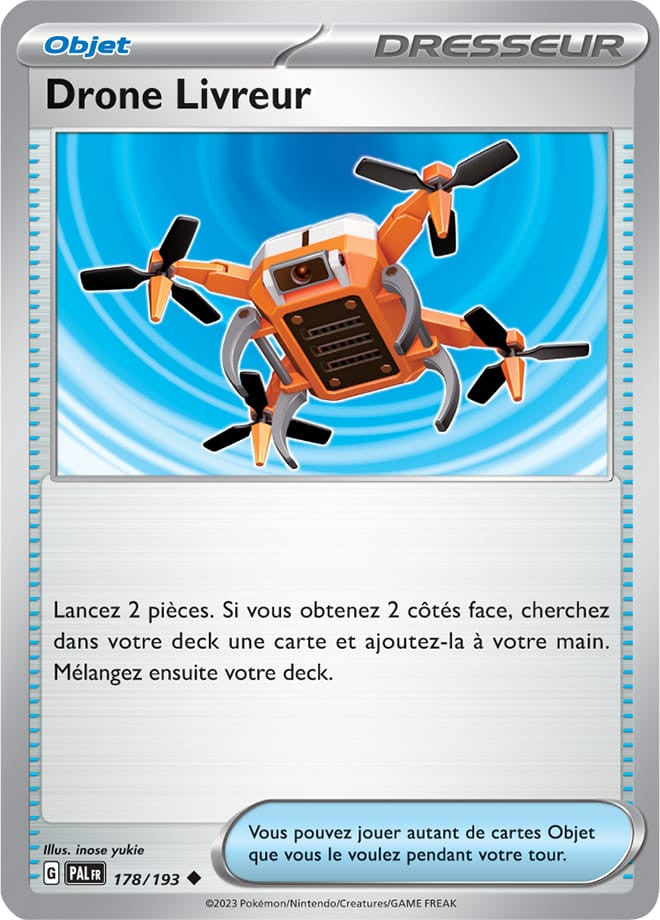 Drone Livreur – 178/193 – Carte Pokémon Évolutions à Paldea EV02 (Normale)