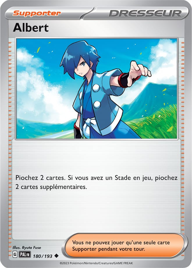 Albert – 180/193 – Carte Pokémon Évolutions à Paldea EV02 (Reverse)