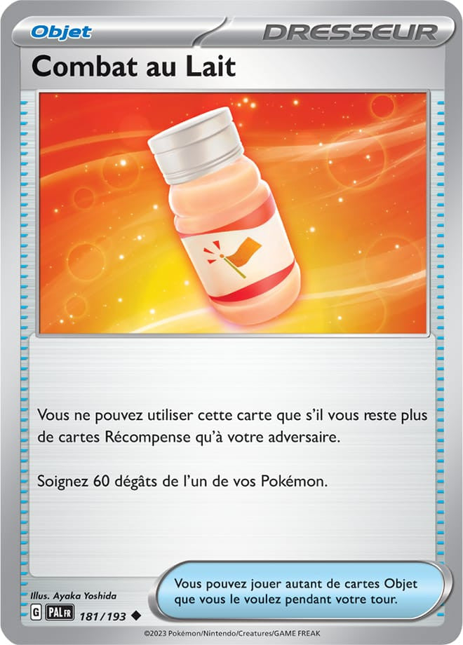Combat au Lait – 181/193 – Carte Pokémon Évolutions à Paldea EV02 (Reverse)